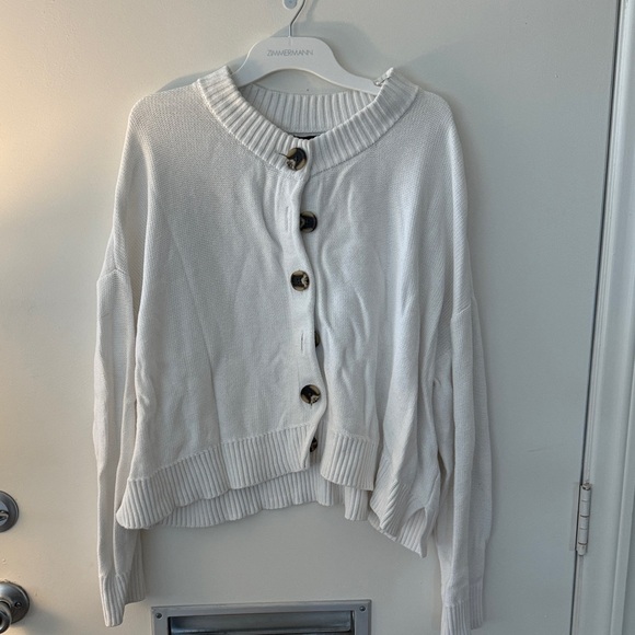Quince Sweaters - Quince 100% Organic Cotton Cropped Cardigan size XL